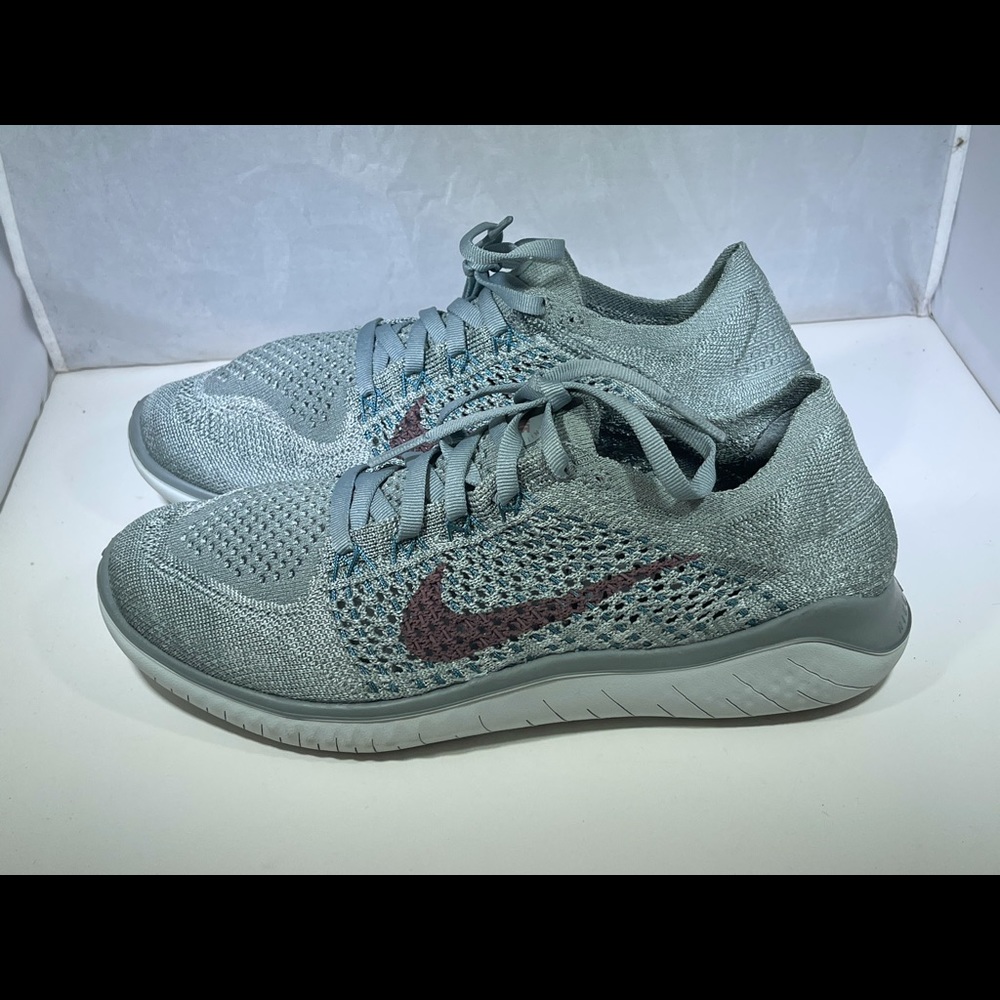 Nike Free RN Flyknit 2018 Women’s Mica Green Mauve